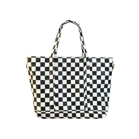 Ready To Go Checkered Tote