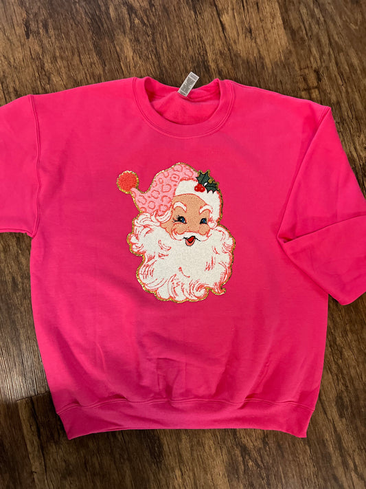 PRE ORDER PINK SANTA SWEATSHIRT