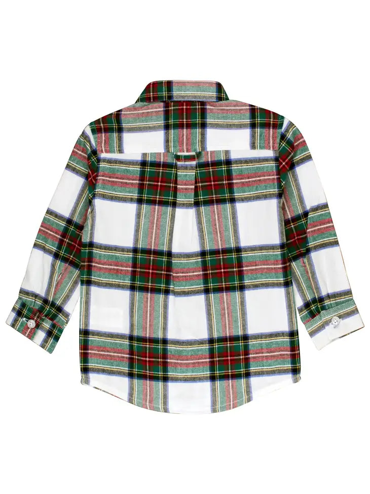 Holiday Plaid Button Down