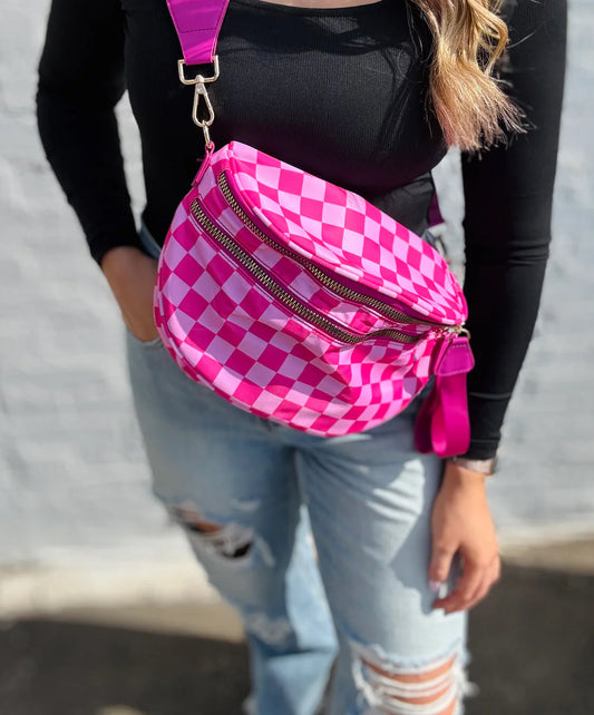 Checkered Bum Bag