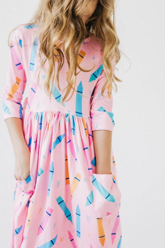 Crayon Twirl Dress