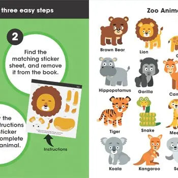 Zoo Animals Sticker Book