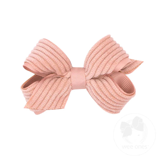 Mini Corduroy Bow