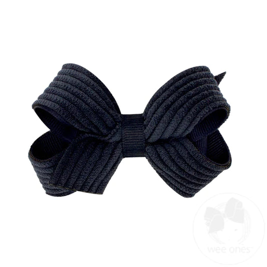 Mini Corduroy Bow