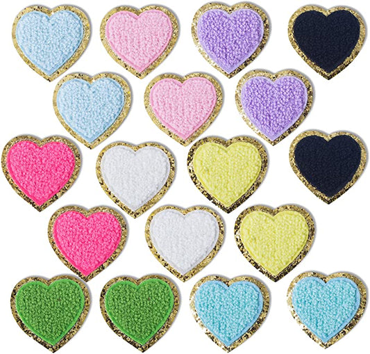 Chenille Heart Patch