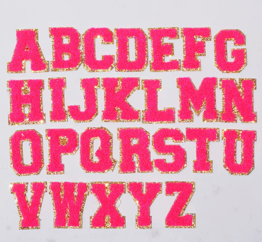 Skinny Neon Chenille Letters